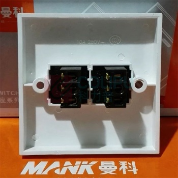 曼科 MANK 二位双路开关 MK/KS22W031