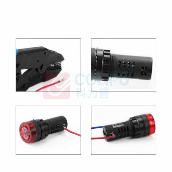 汇君 HJUN 22mm蜂鸣器LED声光闪光报警器扬声器讯响器AD16-22SM 绿色220V fmq22-g220v