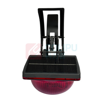 恒盛 太阳能声光警示灯 BF536 5W IP66 DC3.7V 红光/3000K LED (红色)