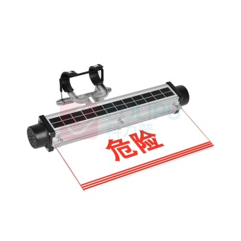 通明 TORMIN 太阳能智能语音警报器 ZW4309A 3W DC3.7V IP66 3000K红光 (银色)