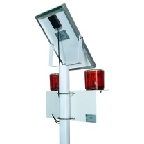 凯瑞 太阳能声光警示灯 KL5098 3.7VDC 2×0.4W IP65 闪光频率60次/分钟 LED 1000K (白色)