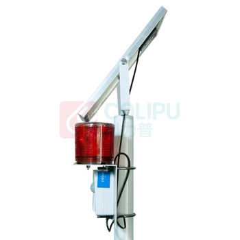 凯瑞 太阳能声光警示灯 KL5098 3.7VDC 2×0.4W IP65 闪光频率60次/分钟 LED 1000K (白色)