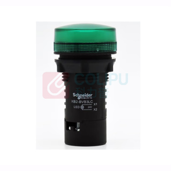 施耐德 Schneider DC24V指示灯 XB2-BVB3LC 24VAC/DC 绿色