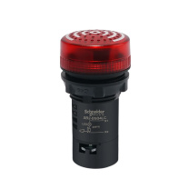 施耐德 Schneider 带灯蜂鸣器 XB2BSB4LC 红色LED指示灯闪亮型断续音警报AC/DC24V (红色)