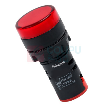 和齐顺 Hikesun LED电源指示灯 AC220V-380V (红色)