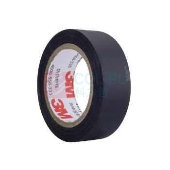 3M 电工胶带 电气绝缘胶带 PVC电工胶布 无铅600V 防潮耐酸碱 1500# 0.13mm*18mm*10m 1卷