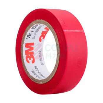 3M 绝缘胶带 150# 18mm*10m*0.13mm (红色) 10卷/组