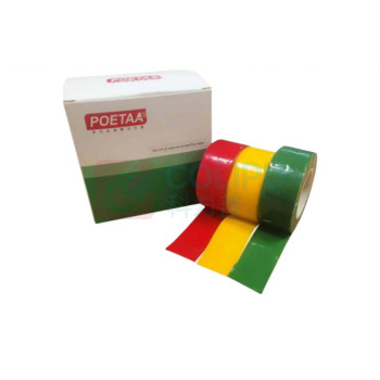 颇尔特 高温变色绝缘胶带 POETAA6223 25mm×0.5mm×3m (红色)