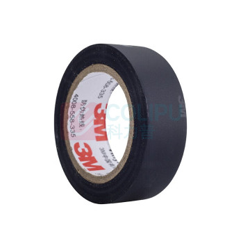 3M 电工绝缘胶带 150# 18mm*0.13mm*10m/卷 10卷/套 (黑色)