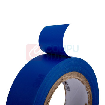 3M 电工胶带 电气绝缘胶带 PVC电工胶布 1500# 18mm*10m*0.13mm (蓝色)