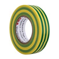 3M 电工胶带电气绝缘胶带 1600# 18mm×20m (黄绿)