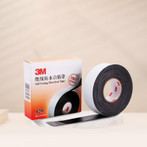 3M 防水绝缘自粘带耐高温防潮密封高压绝缘防水胶布电工胶带 单卷 J20 25mm*5m*0.7mm