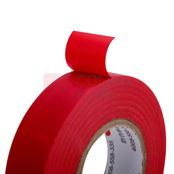 3M 宽电气绝缘胶带 普通型1600 18mm*20m*0.15mm 红色
