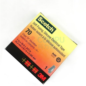 3M 硅橡胶胶带 Scotch 70# 25mm*9m (灰色)