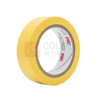 3M 电工胶带 150# 黄色 18mm*10m*0.13mm 电气绝缘胶带 PVC电工胶布 无铅600V 防潮耐酸碱 ht