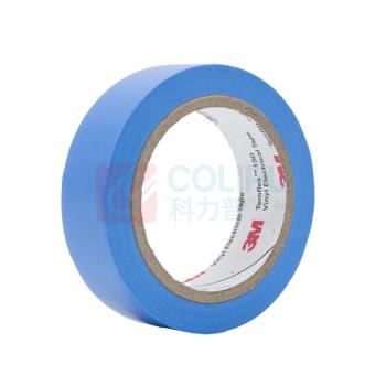 3M 电工胶带 150# 蓝色 18mm*10m*0.13mm 电气绝缘胶带 PVC电工胶布 无铅600V 防潮耐酸碱 ht