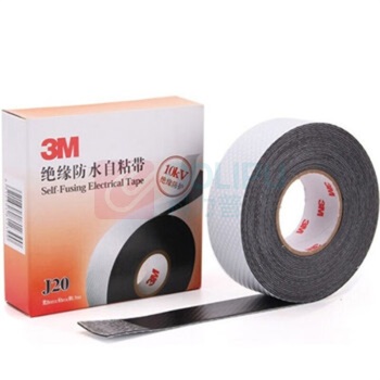 3M 绝缘防水自粘带 J20 25*0.7mm*5m (黑色)