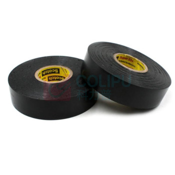 3M 电工胶带电气绝缘胶带PVC电工胶布无铅耐磨防潮耐酸碱 1600# 18mm*20m*0.15mm*200卷 (黑色)