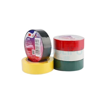 3M 电工胶带电气绝缘胶带PVC电工胶布无铅600V防潮耐酸碱 1500# 18mm*10m*0.13mm*300卷 (蓝色)