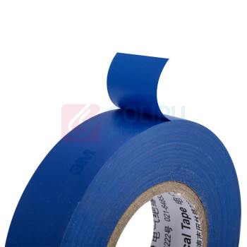 3M PVC电气绝缘胶布 160# 18mm*20m*0.15mm (蓝色)