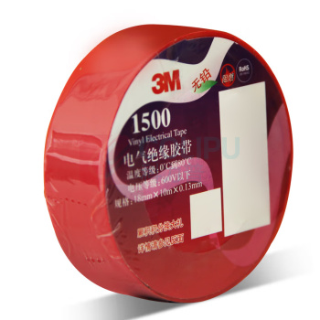 3M 电气绝缘胶带 1500# 红色