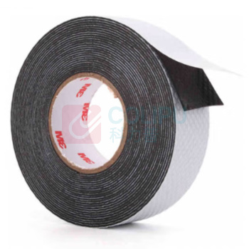 3M 自粘橡胶绝缘胶带 3mj20黑色 25mmX0.7mm,5米/卷