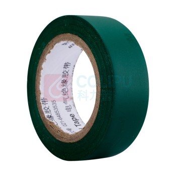 3M 电工绝缘胶带(绿) 1500# PVC阻燃防水绝缘 0.13mm*18mm*10m 1卷