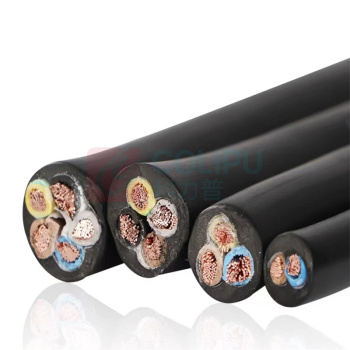 珠江电力 铜芯电线电缆 国标五芯阻燃电源软护套线 ZC-RVV 5*1.5mm 100米/卷 (黑色)