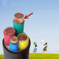力航 铜芯电缆线 YJVR-0.6/1KV 4芯