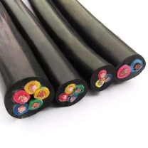 安东 阻燃型缘聚氯乙烯护套软电缆 软护套线 ZR-RVV3*4+2*2.5mm2 100米/卷 (黑色)