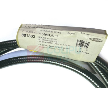 福尼斯 AW4000通水电缆&3.5M 43.0004.0109 43.0004.0109 WATER-CURRENT CABLE 10 3.5M AW WATERCURRENT CABLE 10 3.6M AW