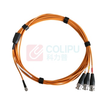 利恩斯 低噪声屏蔽线缆 K59AD07 30M 1/4-28转3BNC线缆 30米