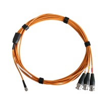 利恩斯 低噪声屏蔽线缆 K59AD07 30M 1/4-28转3BNC线缆 30米