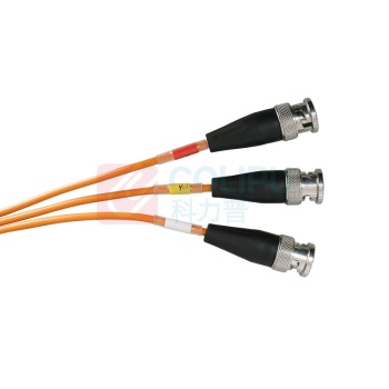 利恩斯 低噪声屏蔽线缆 K59AD07 30M 1/4-28转3BNC线缆 30米