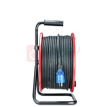 野狼 YELANG 移动电缆盘 YL101P 3*1.5mm²/30米 250V接线盘 10A/16A国标插座 (红色) 加厚纸箱