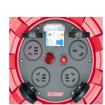 野狼 YELANG 移动电缆盘 YL203A 3*2.5mm²/30米 250V拖线盘 10A/16A防尘插座 (红色) 加厚纸箱