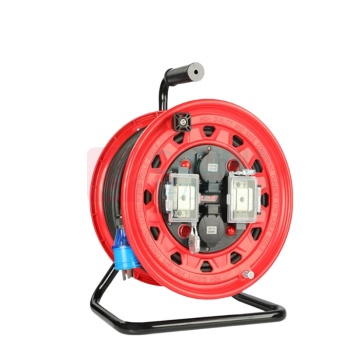 野狼 YELANG 移动电缆盘 YL22DB 3*2.5mm²/50米 10A250V 一机一闸独立控制电源盘 (红色) 加厚纸箱