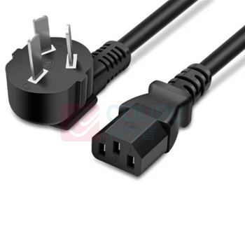 泰创健 电缆 0.75mm²X5米黑色10A只带品字尾 国标电源线