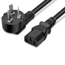 泰创健 电缆 0.75mm²X5米黑色10A只带品字尾 国标电源线