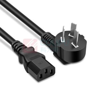泰创健 电缆 0.75mm²X5米黑色10A只带品字尾 国标电源线