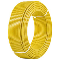 德力西 DELIXI 电线 多股软线 国标纯铜线 BVR-450/750V 1.5平方 黄色 100米 DL1601093027 电缆价格随铜价波动