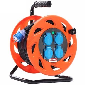 野狼 YELANG 三角架320电缆盘(220V) YL-S32YS-0950 3*1.5*50m (橙色) 电缆价格随铜价波动