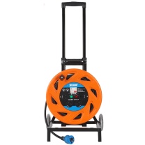 野狼 YELANG 小车式350电缆盘(220V) YL-35BS-1150 3*4*50m (橙色) 电缆价格随铜价波动