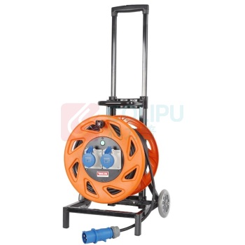 野狼 YELANG 小车350电缆盘(220V工业) YL-35GS1-0980 3*1.5*80m (橙色) 电缆价格随铜价波动