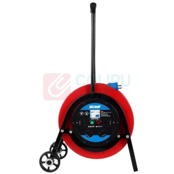 野狼 YELANG 轮车350电缆盘(220V) YL-35CBS-0380 2*1.5*80m (红色) 电缆价格随铜价波动
