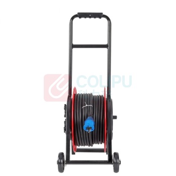 野狼 YELANG 轮车350电缆盘(220V) YL-35CBS-0980 3*1.5*80m (红色) 电缆价格随铜价波动