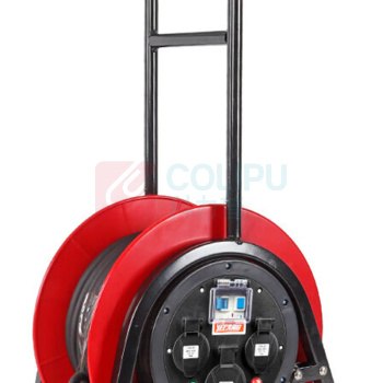 野狼 YELANG 轮车350电缆盘(380V) YL-35CFS-A1630 3*2.5+1*30m (红色) 电缆价格随铜价波动