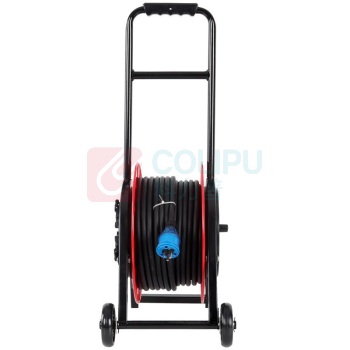 野狼 YELANG 轮车350电缆盘(220V) YL-35CYS-1050 3*2.5*50m (红色) 电缆价格随铜价波动