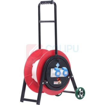 野狼 YELANG 轮车350电缆盘(220V工业) YL-35CGS1-1050 3*2.5*50m (红色) 电缆价格随铜价波动