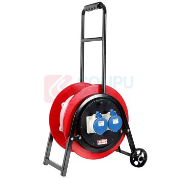 野狼 YELANG 轮车350电缆盘(220V工业) YL-35CGS3-1130 3*4*30m (红色) 电缆价格随铜价波动